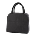 thumbnail image 3 of Bolsa impermeable para el almuerzo, bolsa para el almuerzo con forro suave aislado, bolsas térmicas para comida, Picnic, para el trabajo de oficina en , negro Gloria Bolsas de almuerzo para picnic, 3 of 7