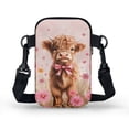 thumbnail image 2 of HELLHERO Cactus with Zipper Closed Crossbody Bag with Double Layer Polyester 4.33"x1.97"x7.09" for Adult, 2 of 7