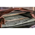 thumbnail image 7 of Cuero Bags Unisex Adjustable Straps Leather Messenger Bag, Brown, 1-Piece, 7 of 7