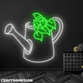 thumbnail image 2 of Craftnamesign Watering Can Neon Sign, Plant Led Sign Wall Art, Garden Wall Decor, 2 of 5