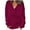 Hot Pink Denim Dress, variant on Long Sleeve Sweaters for Women Plus Size New Trendy Casual V-Neck Loose Fit Sweatshirt Soft Knit Pullover Lounge Tops ,S-5XL