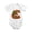 White, variant on Vintage Rocking Horse Train Track Baby Bodysuit, 100% Cotton Short Sleeve Snap Romper, 0-12 Months