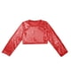 thumbnail image 1 of Gibobby Blusas Manga Larga Niñas Traje de baile para niños, traje de lentejuelas de lunares, traje de actuación de manga larga, camiseta, disfraz de fiesta de Festival （Rojo， 100.00), 1 of 5