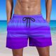 thumbnail image 1 of Pantalones cortos de baño degradados para hombre Pantalones cortos de playa de bolsillo de secado rápido de verano Pantalones cortos hawaianos Pompotops qyievc7742, 1 of 5
