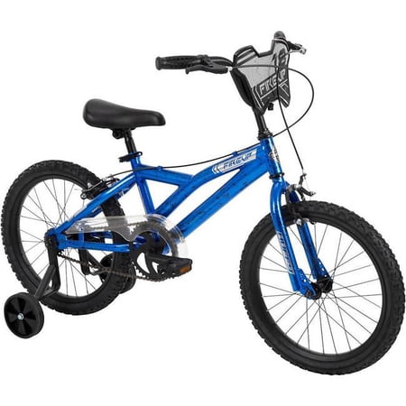 Huffy Boys 18-inch Bike with Training Wheels, Multicolor