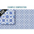 thumbnail image 6 of 5" X 5" Blue Micro Peel And Stick Removable Tiles, 6 of 9