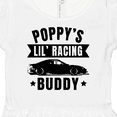 thumbnail image 4 of Inktastic Poppy's Lil' Racing Buddy with Car Silhouette Girls Baby Dress, 4 of 5