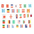 thumbnail image 1 of Banderín internacional, bandera de hilo 2022 Banderas de hilo internacionales Banderas de hilo Rendimiento inigualable, 1 of 8