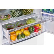 Unique Appliances Classic Retro 17 cu ft Bottom Freezer Refrigerator, Marshmallow White