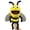 Bee, variant on NCQ Hand Puppet Realistic Plush Puppet 13",Insect Animal Puppets for Kids Insect Stuffed Animal Hand Puppet with Moveable Mouth,Soft Stuffed Insect Puppet Story Toy Puppets Role Play Show Game