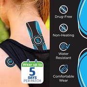 JointFlex Far Infrared Patches for Muscles & Joints, Drug-Free, 9-ct | Supports active mobility, wear up to 5 days, water resistant, non-heating, synthetic 9ct