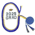 thumbnail image 3 of Dvruxg Graduation Leis 2025 Graduation Ribbon Lei Double Braided Necklace Handmade Congrats Graduates Money Leis, 3 of 3