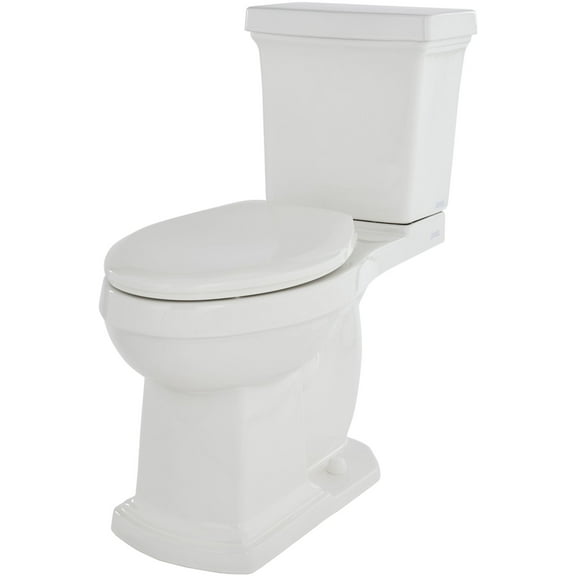 Gerber G0020191 Hinsdale 1.28 Gpf Two Piece Elongated Chair Height Toilet - White