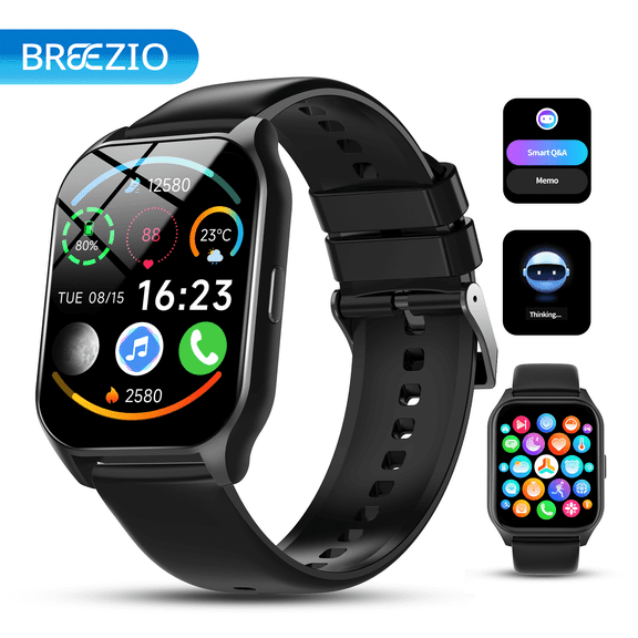 Smart Watch for Women Men, fitness trackers with 1.83" HD Display, 5.4 Bluetooth Call , 130  Sports Modes, Fitness & Sleep Monitor,Timer, ChatGPT, Fitness Watch for Android/iOS