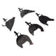 thumbnail image 5 of 5 Piezas De Estaca De Silueta De Animal De Gallo Para Patios, Detalles Ricos En Decoración De Sombras Para Jardín, Arte De Patio De Silueta De Pollo, Arte De Patio De Campo, Arte De Gallo Para Césped,, 5 of 5