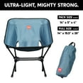 thumbnail image 4 of Grand Trunk Caddis HD Foldable Camping Chairs, Teal, 4 of 11