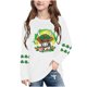 thumbnail image 1 of Blusas y camisas de manga larga con cuello redondo, moda del Día de San Patricio, blusa informal con estampado bonito de manga larga para niños y niñas., 1 of 5