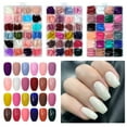 thumbnail image 2 of Press on Nails Kits Square Fake Nails Full Cover Artificial Fingernails Set Acrylic Tip Manicure Design 24 Color 12 Size, 2 of 8