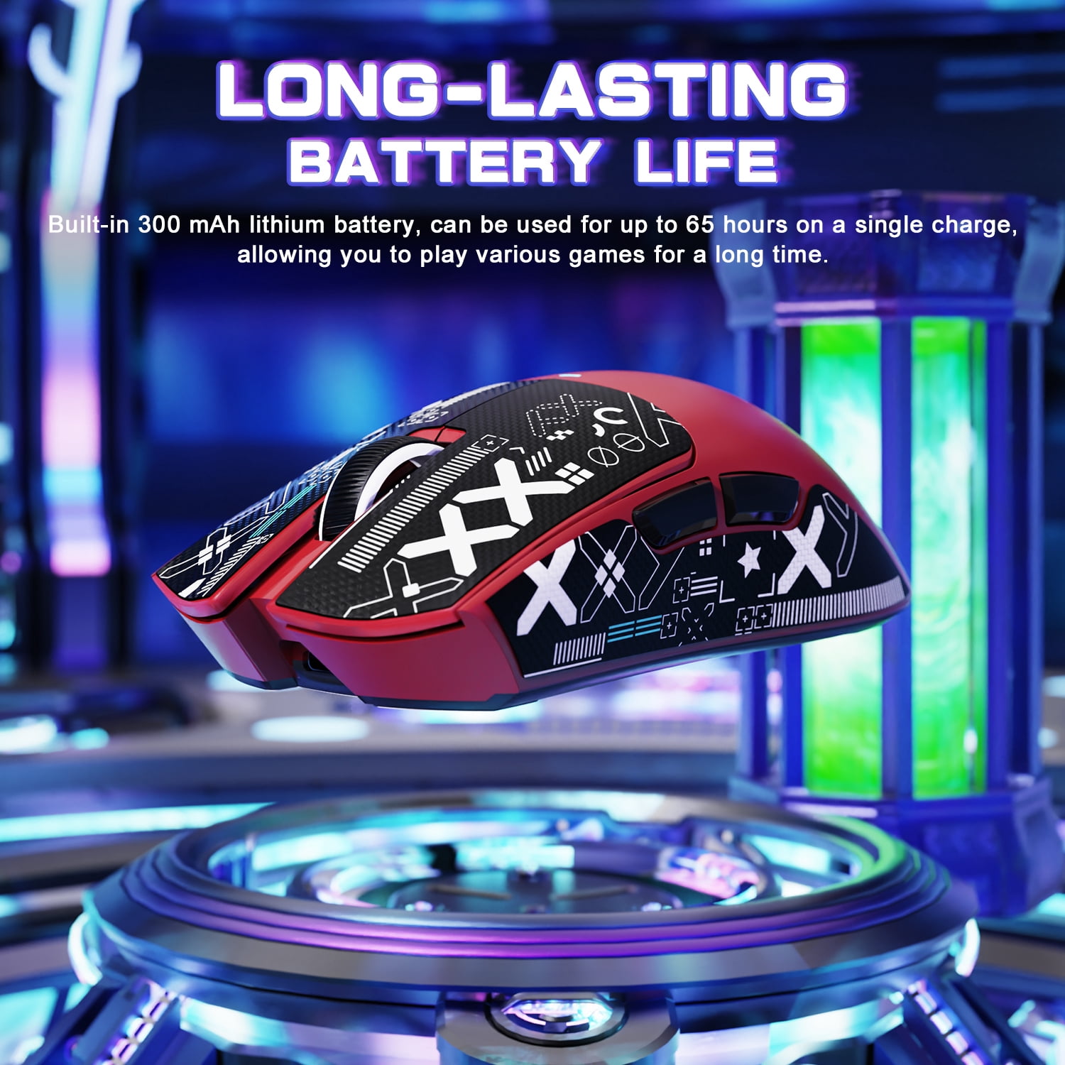 ATTACK SHARK X11SE Wireless Gaming Mouse, PixArt PAW3311 Gaming Sensor, BT/2.4G Wireless/Wired, 65 Hours Battery, Upgrade BK52820 Chip