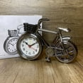 thumbnail image 1 of Vintage Bicycle Shape Alarm Clock Mini Bicycle Model Ornaments for Bedroom and Study, 1 of 6
