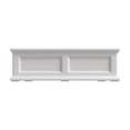 thumbnail image 4 of Mayne Fairfield 36" x 11" x 11" Rectangular White Self Watering Plastic Window Box Planter, 4 of 17
