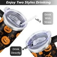 thumbnail image 5 of Halloween Insulated Tumblers Happy Halloween Tumbler Cup with Straw,Thermal with Lids for Hot and Cold Drinks for Outdoor Sports Wedding 40 oz Spooky Cup, 5 of 7