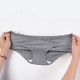 thumbnail image 4 of Taqqpue Cotton Maternity Underwear Seamless, Low Rise Pregnancy Panties Postpartum Maternity Underwear Under Bump Bikini, 4 of 5