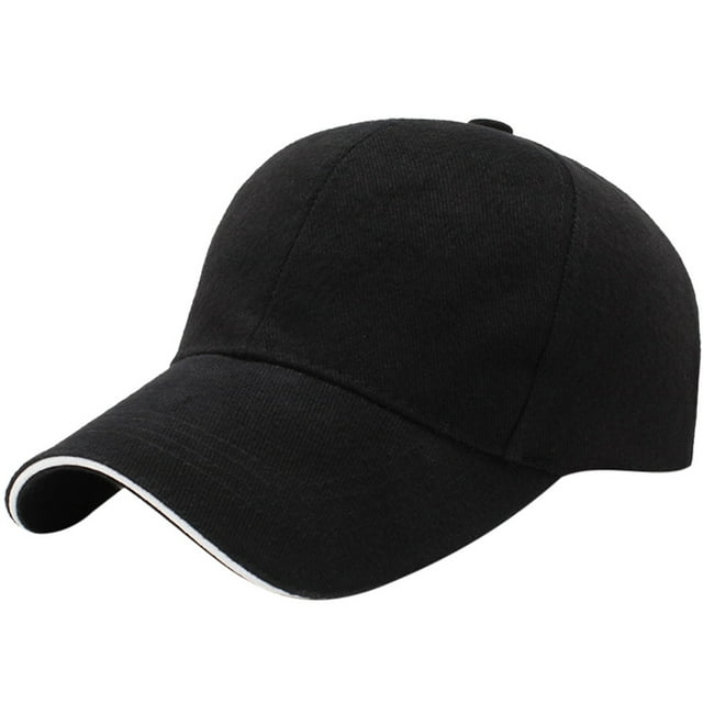 Baseball Cap, EDHITNR Quick-Drying Mesh Sport Hat for Men, Outdoor Running Summer Visor Adjustable 56-60cm in Multiple Colors, Black