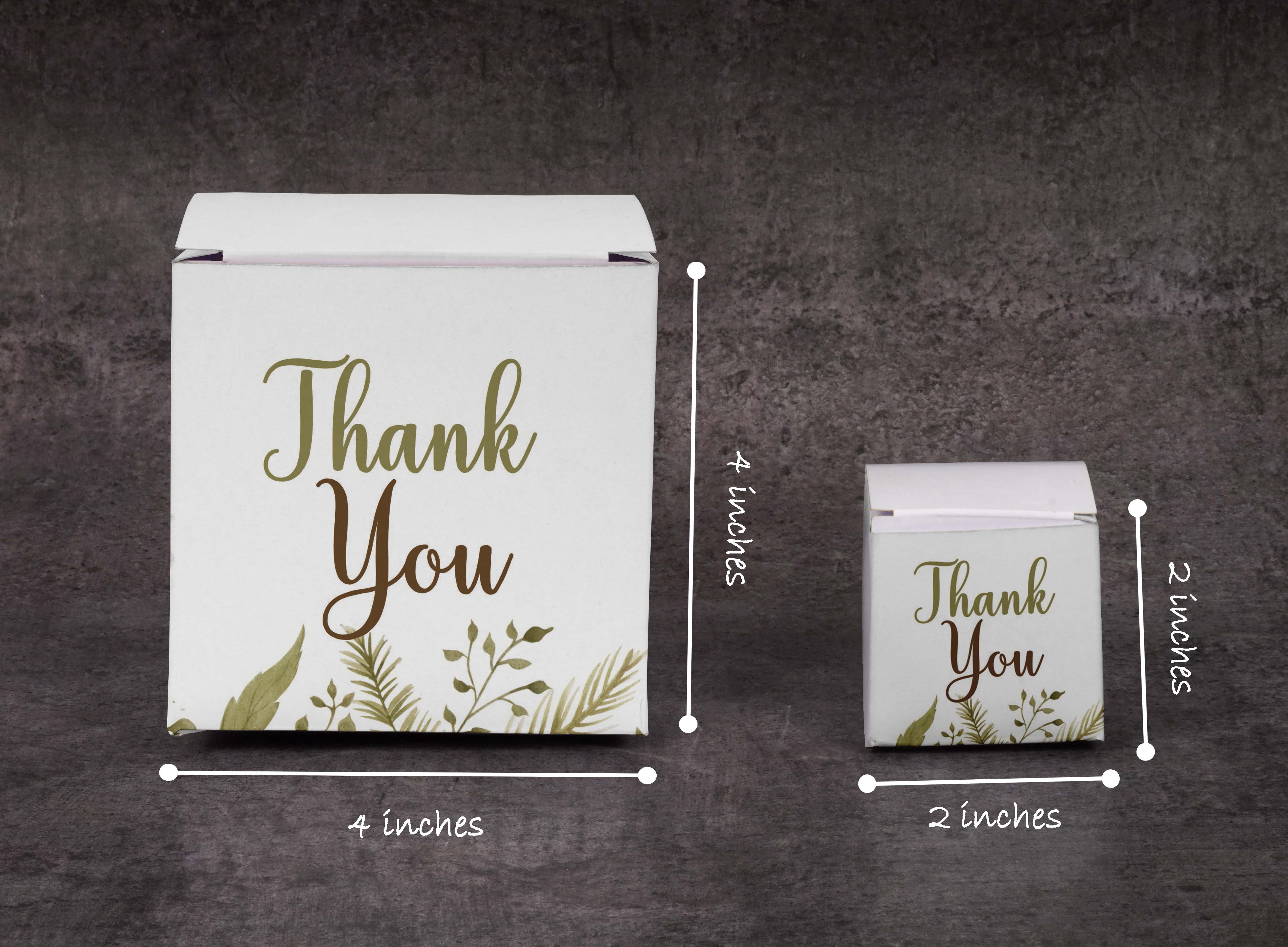 InkdotpotPaper Box -Mini Favor Box ForBaby Shower4x4x4 Inches Paper Gift Boxes, Candy Paper Box For Party Favors, Baby ShowerCuteAnimals,Boy / GirlTheme- Pack Of 20