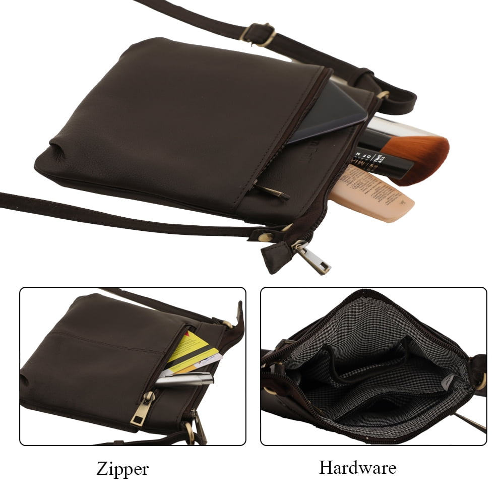 Texan Bull Leather Crossbody Bags for Women-Adjustable Shoulder Strap Women Purses Travel Handbags by Texan Bull