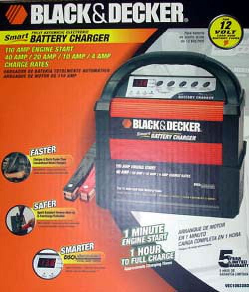 BLACK & DECKER 2 AMP CHARGE RATE AUTOMATIC BATTERY