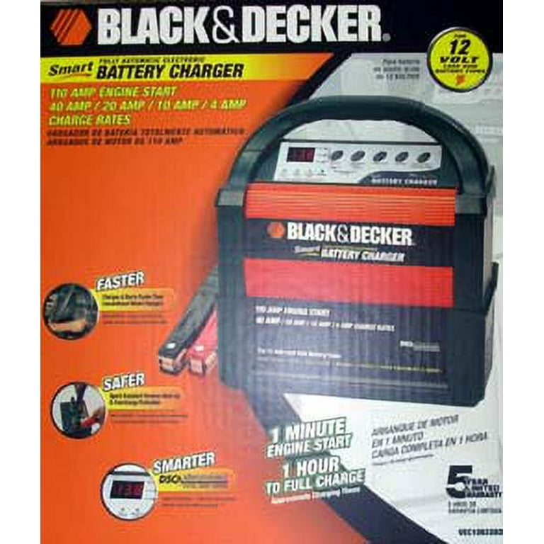 BLACK & DECKER 4/10/20/40 AMP 12 VOLT SMART BATTERY
