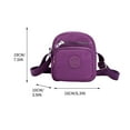 thumbnail image 2 of Bolso de Hombro Tipo Bandolera Xihbxyly de Nailon Gran Capacidad y Bolso de Nailon Multicompartimento, 2 of 2