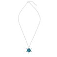 thumbnail image 1 of Full Diamond Snowflake Necklace Creative Christmas Halloween Gift Pendant Necklace, 1 of 9