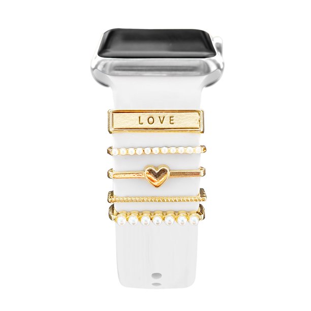 Decoración Para Apple watch band series 8, 7, 6, 5, 4 se, accesorios, dijes de joyería de diamantes para Samsung/Huawei, correa de reloj de 20mm/22mm