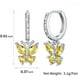 thumbnail image 2 of Pendientes de aro para las mujeres de la moda de joyería de cobre con cristales de colores Elegante Dainty Everyday Wear Accesorios de moda Idea, 2 of 3