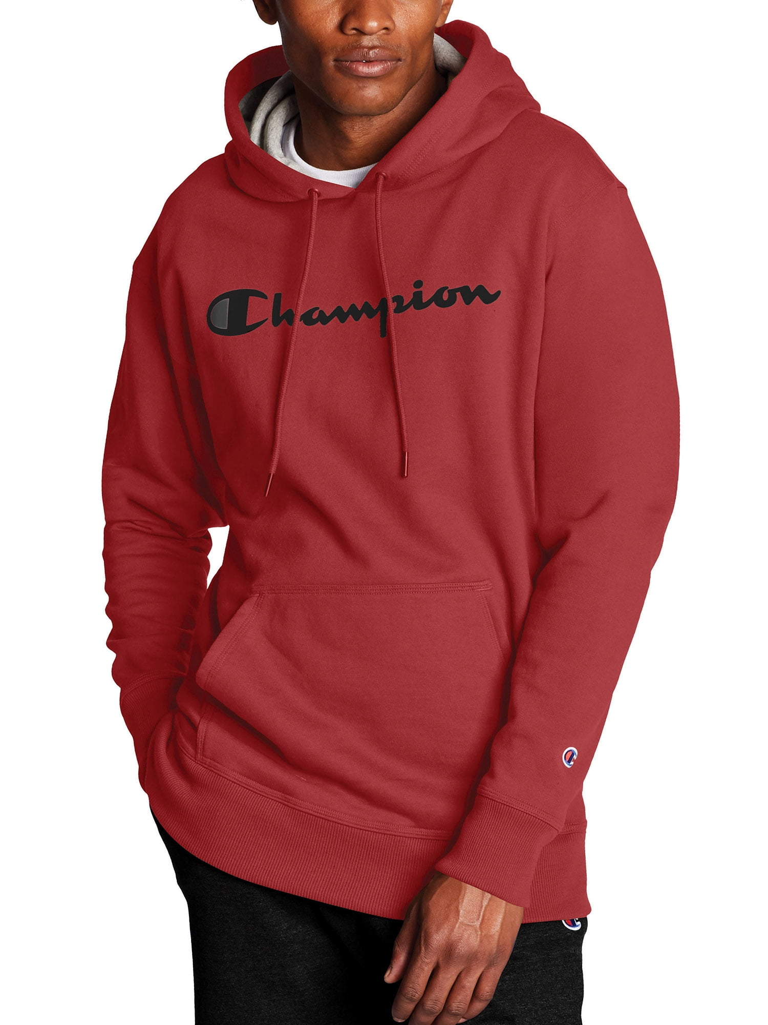 Champion Mens Middleweight Short Sleeve Colorblock Hoodie 