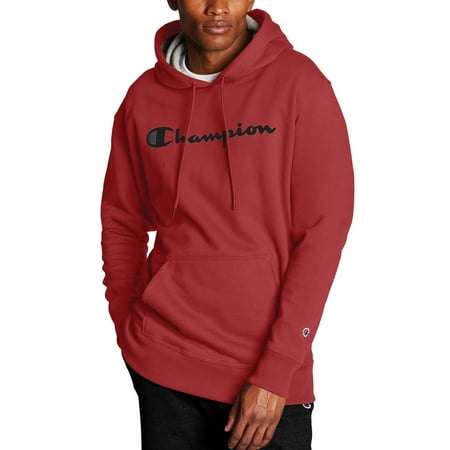 Champion Men's Script Logo Powerblend Hoodie