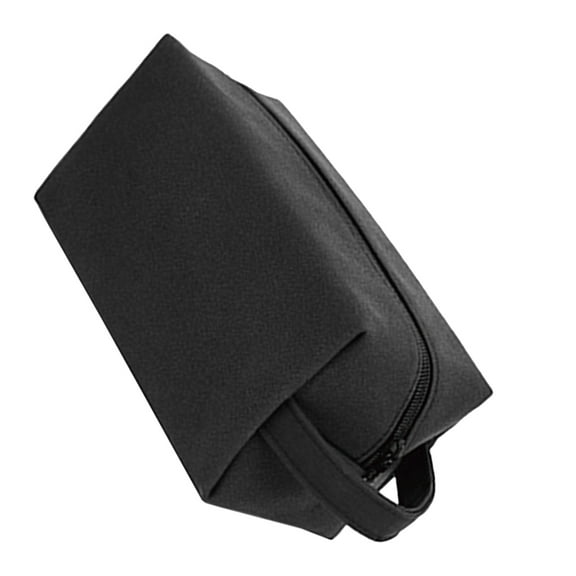 Minkissy Travel Toiletry Bag for Men, Black Storage Pouch for Toiletries and Accessories, Compact and Practical