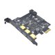 thumbnail image 3 of Tarjeta de Expansión Pcie Hub Hugo 5 puertos USB 3.0 negra, 3 of 7