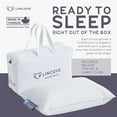 thumbnail image 5 of Lincove Canadian Down Feather Travel Pillow Soft Luxury Traveling Pillows for Sleeping, 13” x 18”, 5 of 6