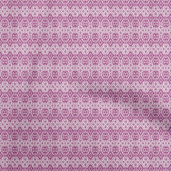 oneOone Viscose Jersey Purple Fabric Asian Kilim Fabric For Sewing Printed Craft Fabric By The Yard 60 Inch Wide