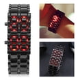 thumbnail image 4 of Reloj de pulsera electrónico, reloj de pulsera LED de acero de moda para parejas, reloj para parejas, artesanía excepcional, 4 of 9