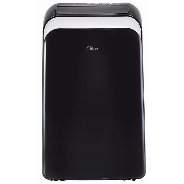 Midea 10 000 Btu 13 500 Btu Ashrae 115v Smart Portable Air Conditioner With Heat Comfortsense Remote Black Walmart Com Walmart Com