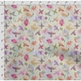 thumbnail image 4 of Soimoi Bird & Flowers Printed, Cotton Fleece, Fabric by The Yard Sewing DIY Stretch Fabric 56 Inches Wide, WarmFabric for Hats, Coats, Gloves, Blankets, Multicolor, 4 of 5