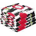 thumbnail image 4 of SKYSONIC Delicious White Heart Apple Kitchen Dish Towel Set,Drying Kitchen Towels Tea Towels 1Pcs, 4 of 7