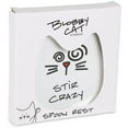 thumbnail image 3 of Pavilion Gift Company Cat Spoon Rest, 5", White, 3 of 6