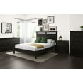 thumbnail image 3 of South Shore Versa 2-Drawer Nightstand - End Table with Storage Rubbed Black, 3 of 11