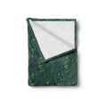 thumbnail image 2 of Flower Soft Flannel Fleece Throw Blanket, Floral Branches Herbs Poppy Growth Summer Season Meadow Vintage Style, Cozy Plush for Indoor and Outdoor Use, 50" x 60", Multicolor, by Ambesonne, 2 of 6