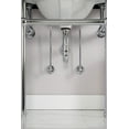 thumbnail image 5 of Kingston Brass K8119E6 Aquaelements 18" Brass Standard Mount Shower Arm with Flange, Polished Nickel, 5 of 5